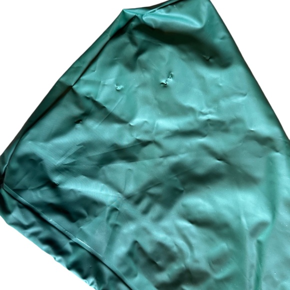 Cedar Key Blue and Green Rain Jacket Sz L - Picture 6 of 6